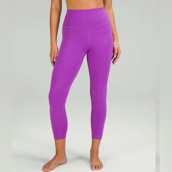 Lululemon Align High-Rise Pant 25" Moonlit Magenta Sz‎ 2 - Picture 3 of 10